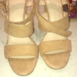 Nude Strappy Heels